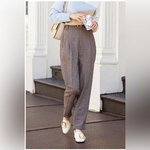 Kezia Wool Pants - mocha (brand new)